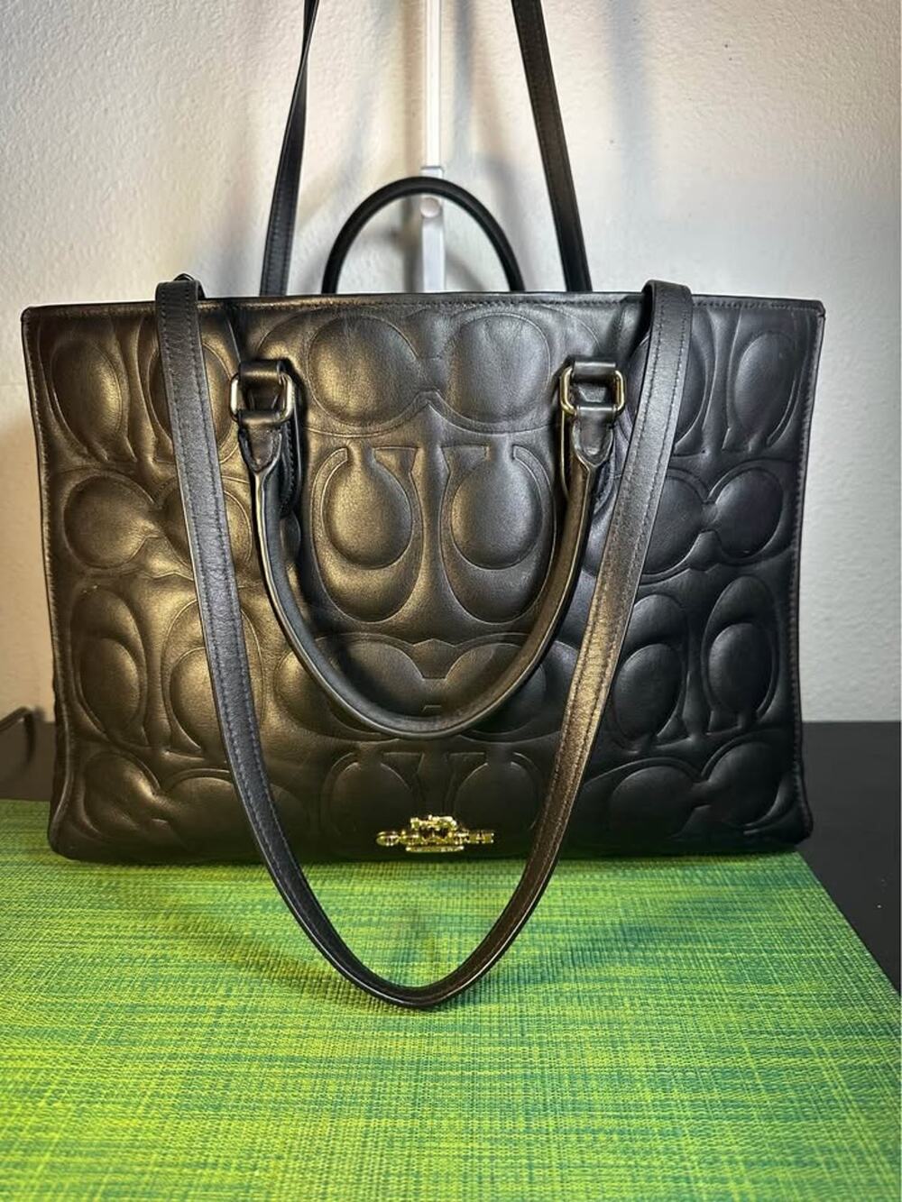Coach Large Maggie Tote Bag in Signature Leather